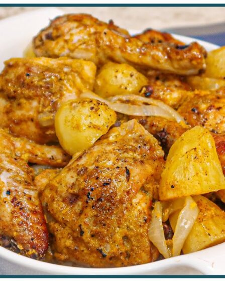 O MELHOR FRANGO ASSADO COM BATATAS, SUCULENTO E FÁCIL | Nandu Andrade
