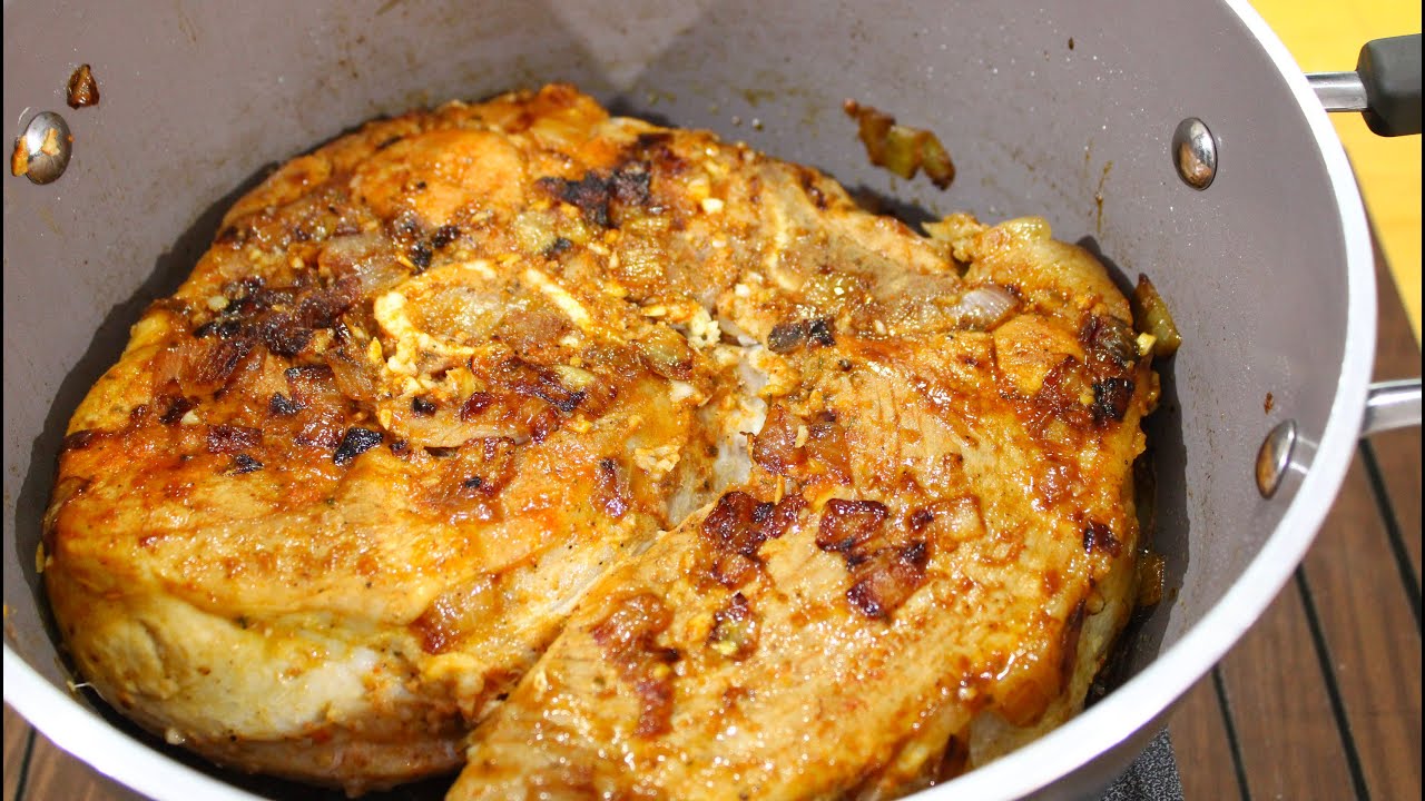 PAGUEI 12,00 NO KILO DESSA CARNE - PERNIL DOURADO NA CEBOLA - RECEITA FÁCIL PARA O SEU DIA A DIA
