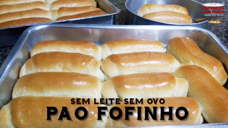 Pão Caseiro Fofinho e muito econômico - Sem leite e Sem ovos