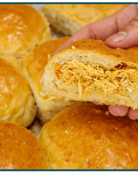 PÃO DE BATATA COM RECHEIO DE FRANGO | Nandu Andrade
