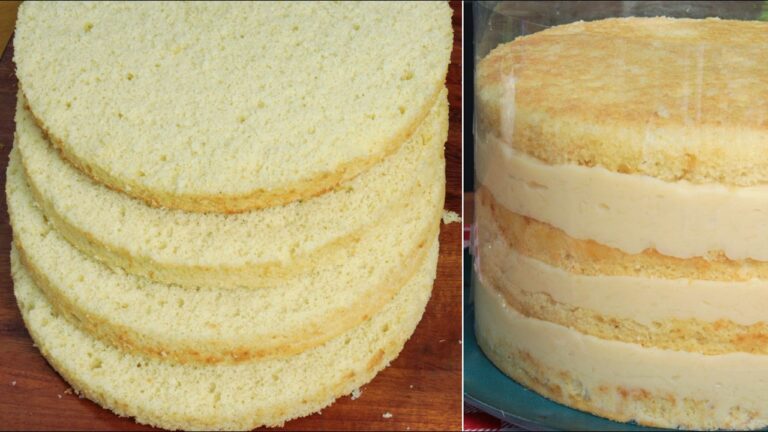 PÃO DE LÓ FOFINHO PARA RECHEAR BOLO DE FESTA | MASSA PROFISSIONAL, AGUENTA QUALQUER TIPO DE RECHEIO