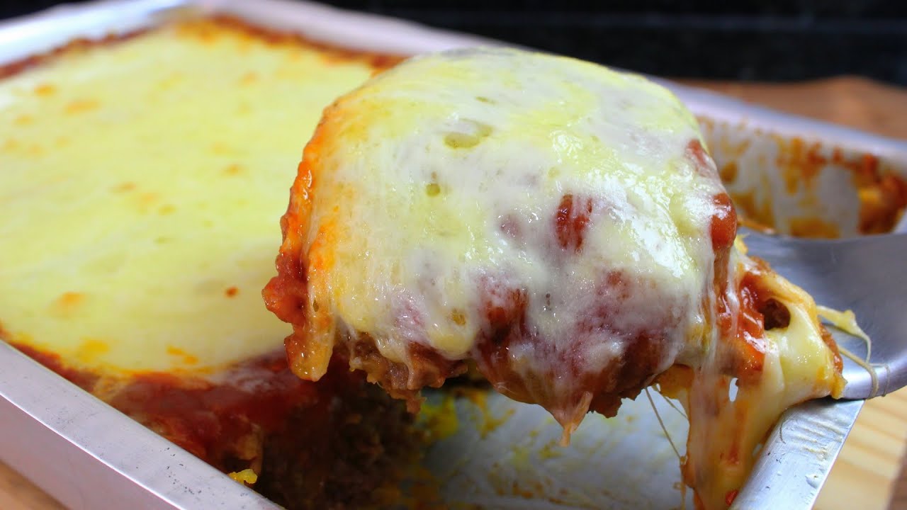 PARMEGIANA DE CARNE MOÍDA - RECEITA MARAVILHOSA PARA O SEU FIM DE SEMANA