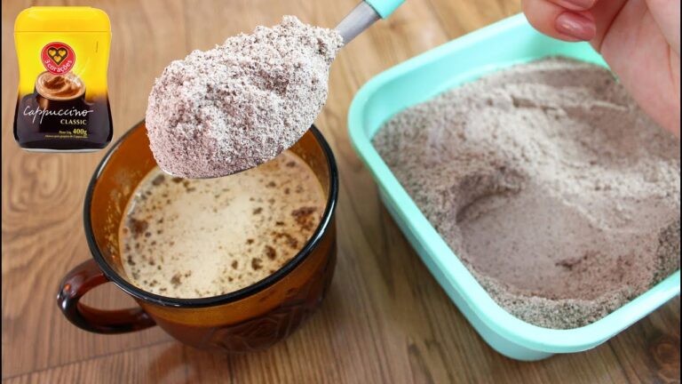PÓ PARA CAPUCCINO CASEIRO PRONTO EM 5 MINUTOS E MUITO MELHOR QUE O COMPRADO
