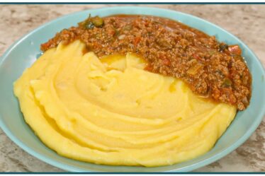 POLENTA COM CARNE MOÍDA | Nandu Andrade