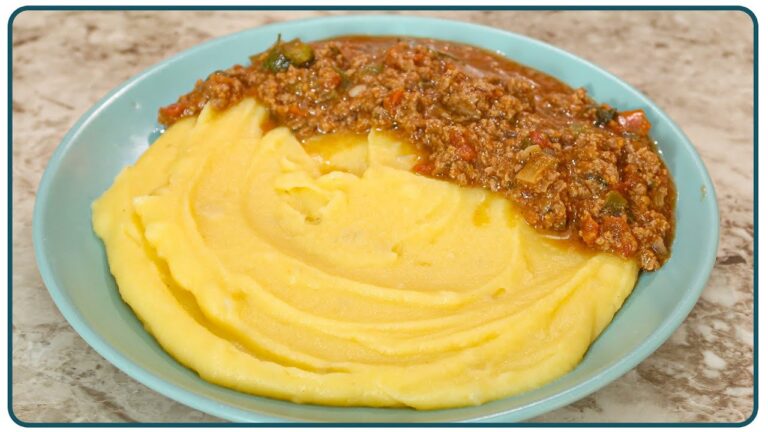POLENTA COM CARNE MOÍDA | Nandu Andrade
