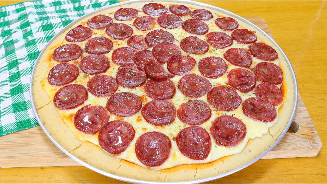 PREPARE ESSA MASSA DE PIZZA EM 2 MINUTOS! SEM SOVAR - SEM BATEDEIRA E SEM LIQUIDIFICADOR