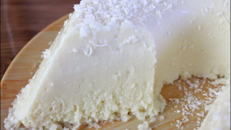 PUDIM DE GELADEIRA CREMOSÃO, RÁPIDO E SEM FORNO | O PUDIM DE COCO MAIS FÁCIL QUE JÁ FIZ