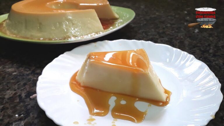 Pudim de Leite Ninho sem ovos e sem forno muito fácil