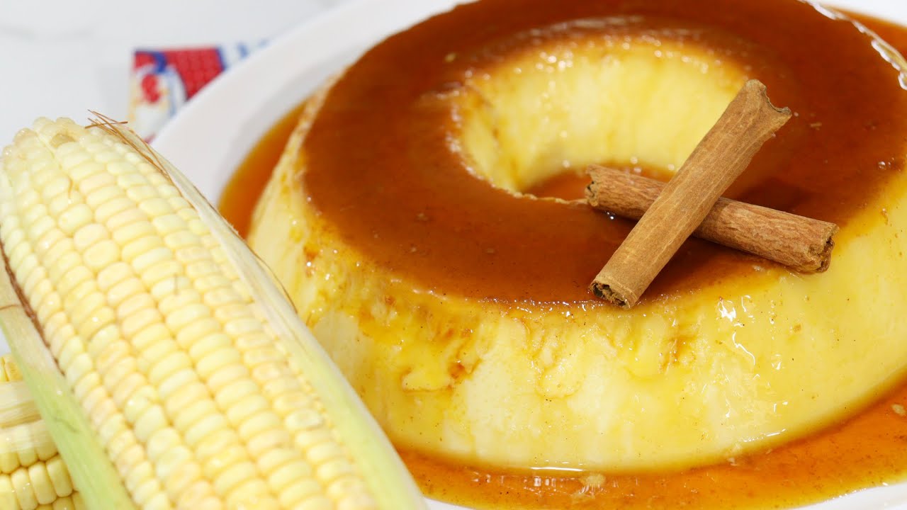 PUDIM DE MILHO MAIS CREMOSO QUE EXISTE - O SABOR DESSE PUDIM FICA SURREAL!