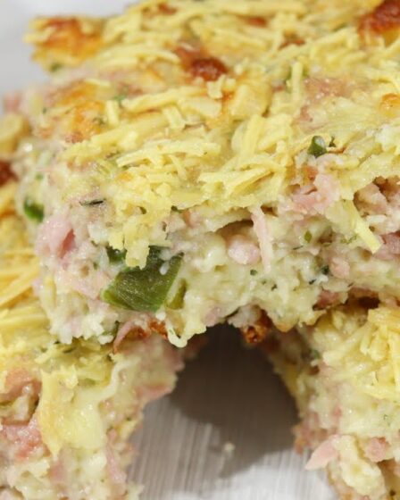 QUEM COME ESSA TORTA NÃO CONSEGUE PARAR! SÓ RECEBO ELOGIOS - TORTA DE PRESUNTO E QUEIJO MEGA CREMOSA