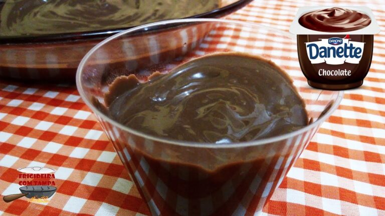 Receita de Danette caseiro | Sobremesa fácil de Chocolate