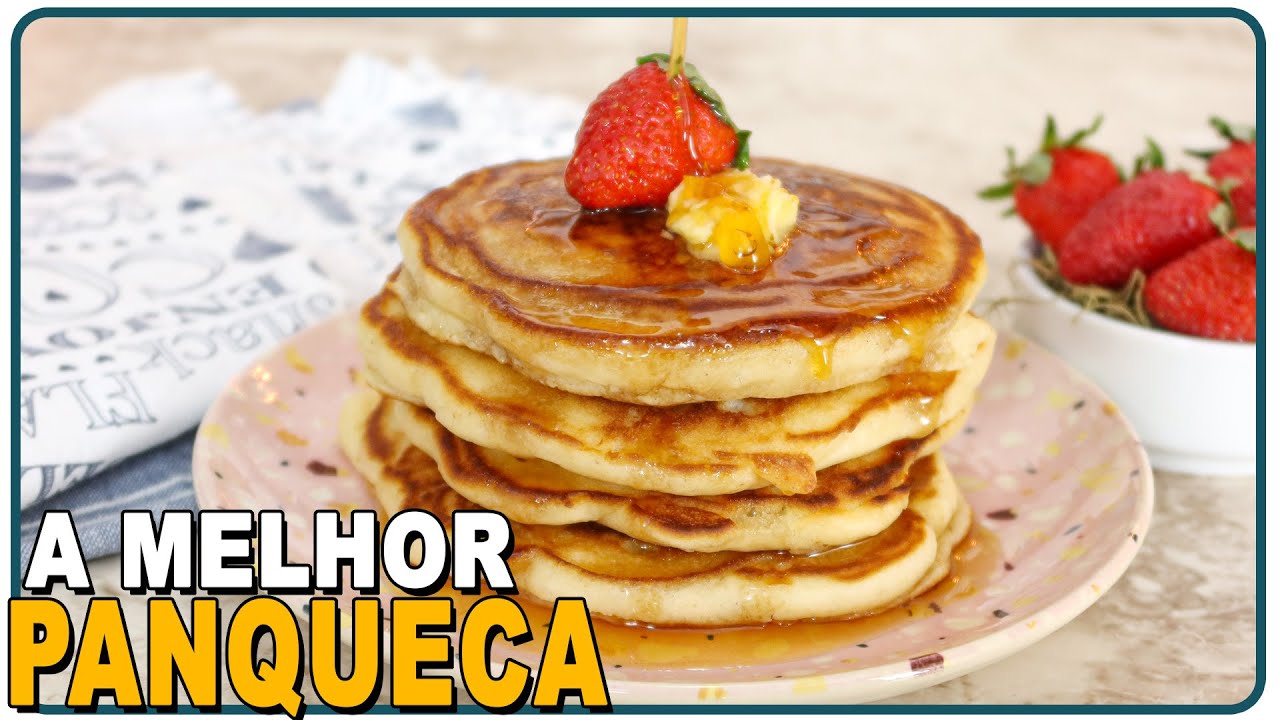 RECEITA DE PANQUECA AMERICANA, MASSA FOFINHA E GOSTOSA | Nandu Andrade