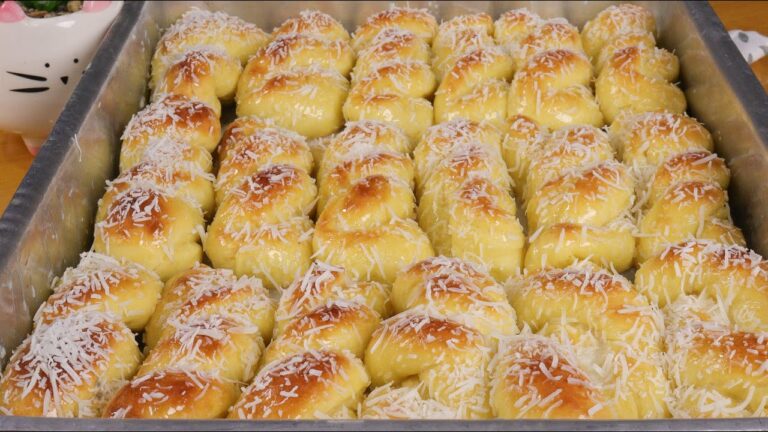 RECEITA DE PÃO NUVEM DE COCO SUPER FOFINHA - ESSE PÃO DOCE VAI SER SUCESSO NA SUA CASA
