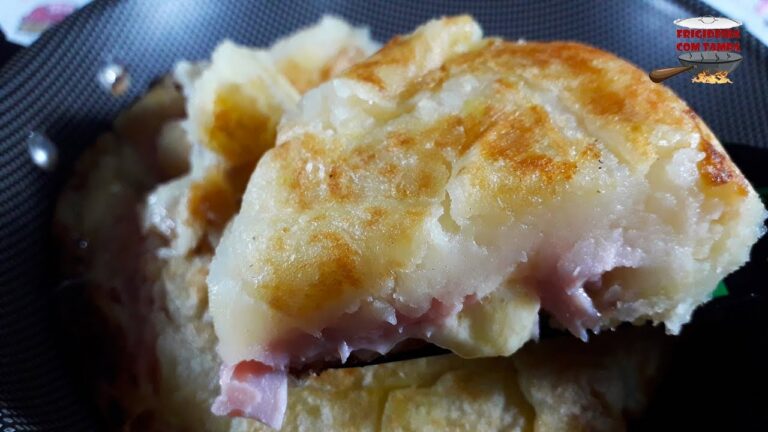 Receita em POUQUÍSSIMOS MINUTOS com apenas 4 ingredientes| SEM FORNO | BATATA RECHEADA NA FRIGIDEIRA