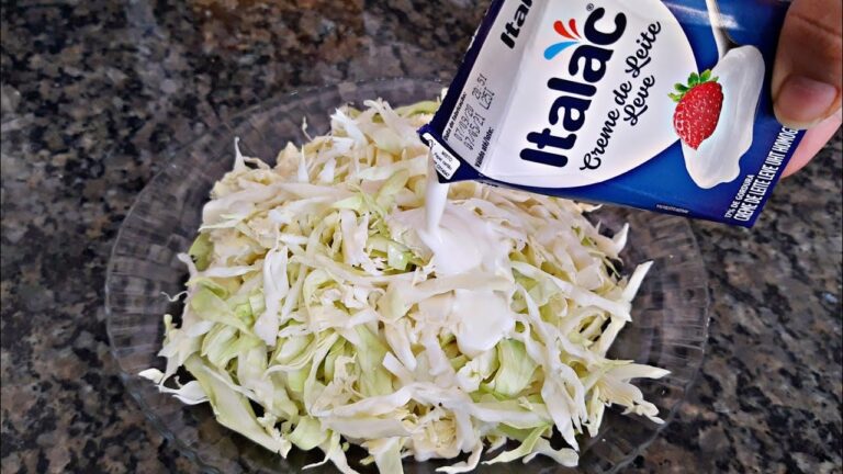 REPOLHO DE UM JEITO DIFERENTE| receitas fáceis e rapidas|receitas com repolho | comida rápida