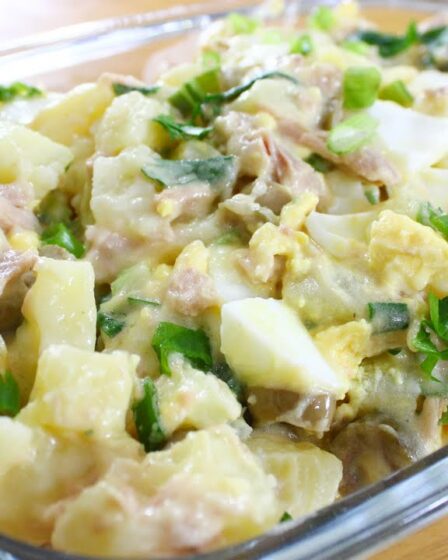SALADA DE BATATA MAIS FÁCIL E DELICIOSA QUE EU JÁ FIZ