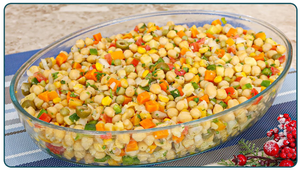 SALADA DE GRÃO DE BICO PERFEITA PARA O ANO NOVO | Nandu Andrade