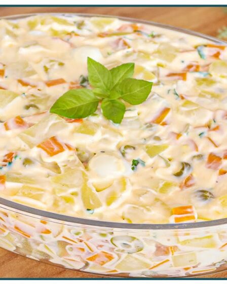 SALADA DE MAIONESE SIMPLES, FÁCIL E RÁPIDA! | Nandu Andrade