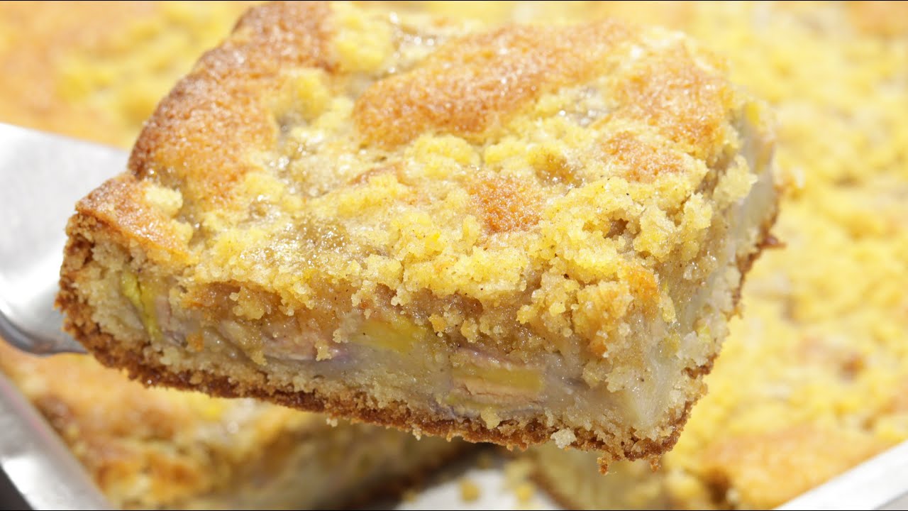 Sem dúvidas a Melhor Cuca de Banana que eu já fiz - Você precisa fazer essa Torta ai também - Lanche
