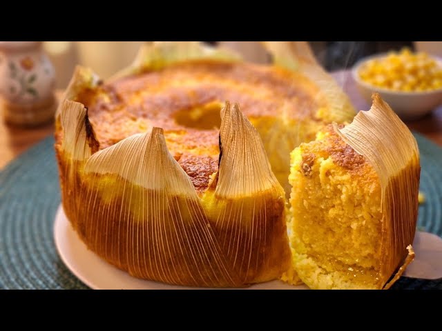 🌽SEM FARINHA DE TRIGO SEM LEITE! Bolo de milho na palha! O MAIS CREMOSO QUE VOCÊ JÁ VIU...