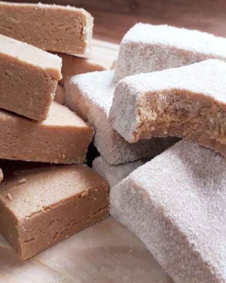 SEM FOGO/APENAS 2 INGREDIENTES FEITO EM 5 MINUTOS - DOCE DE LEITE DE CORTE