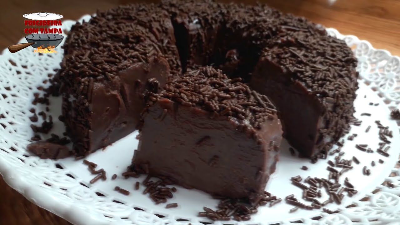 SEM FORNO E SEM GELATINA - SURPREENDA A TODOS COM ESSE BRIGADEIRÃO SUPER FÁCIL E DELICIOSA