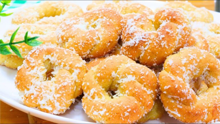 SEM FRITURA! ESSA ROSQUINHA DE COCO DESMANCHA NA BOCA - RECEITA DE ROSQUINHA PARA O LANCHE
