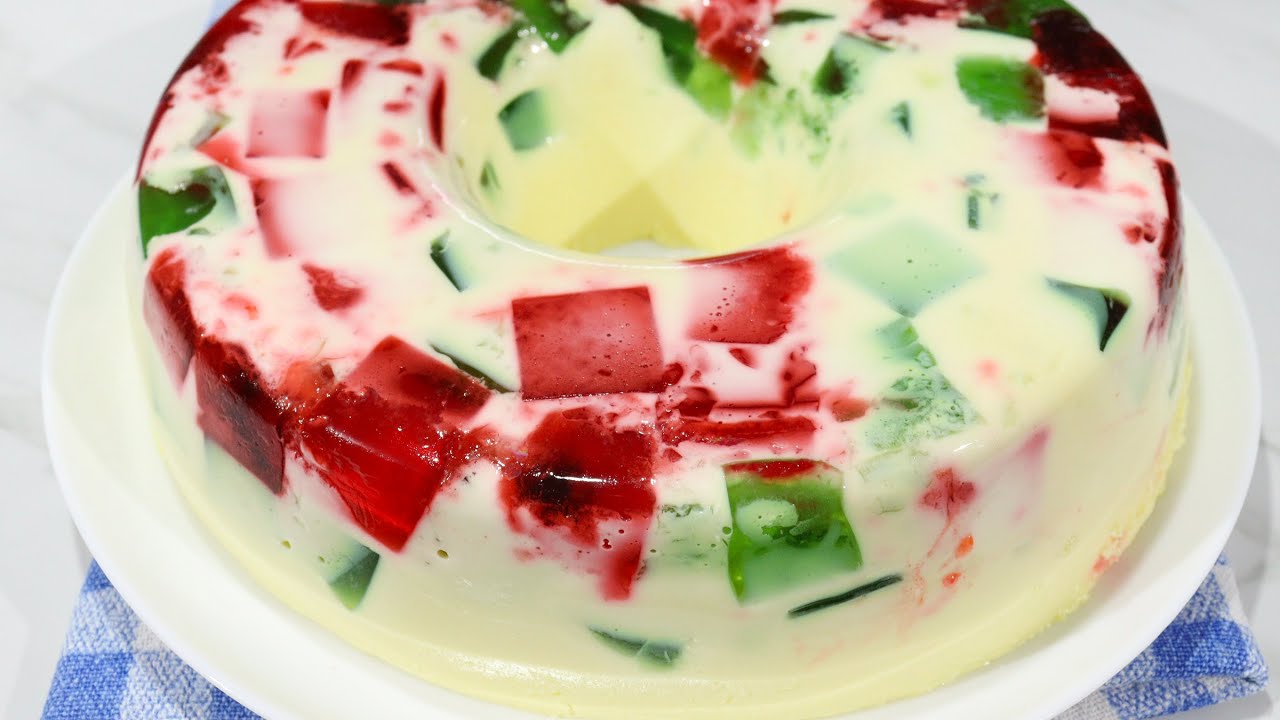 SEM GELATINA INCOLOR! MELHOR E MAIS FÁCIL GELATINA COLORIDA! APRENDA FAZER ESSE MOSAICO DE GELATINA