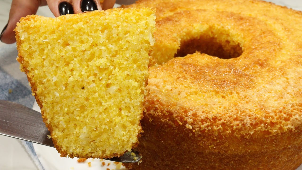SEM TRIGO! É SÓ BATER TUDO NO LIQUIDIFICADOR E VOCÊ TERA O MELHOR BOLO
