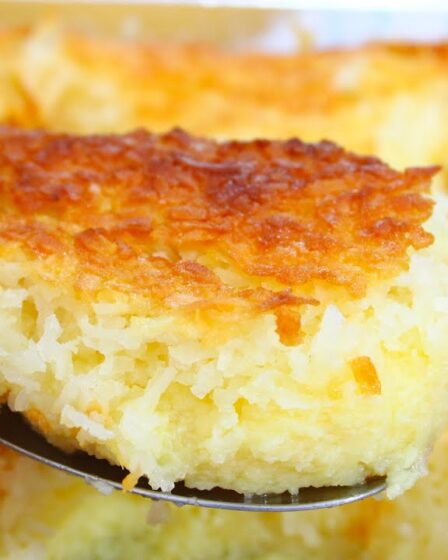 SÓ EU FIZ ESSA RECEITA 3 VEZES ESSA SEMANA - VOCÊ VAI QUERER TODO DIA COCADA CREMOSA DE FORNO FACIL