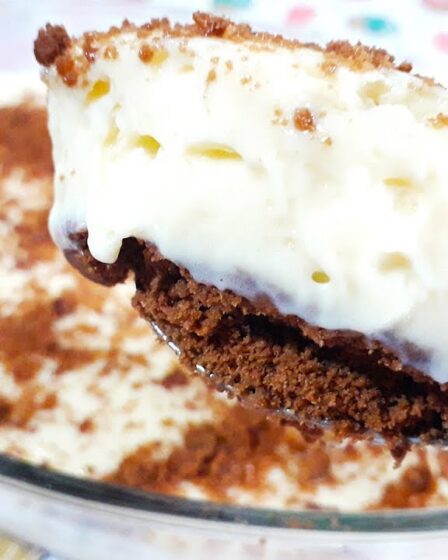 SOBREMESA INCRÍVEL feita em MENOS de 10 MINUTOS com 4 ingredientes | SEM FORNO | Torta Doce