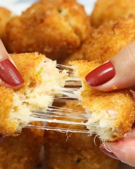 SOBROU ARROZ AI? Você não vai querer ficar sem esse BOLINHO DE ARROZ aí na sua casa - Fácil e rápido
