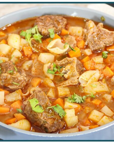 SOPA DE CARNE COM OSSO SUPER FÁCIL | Nandu Andrade