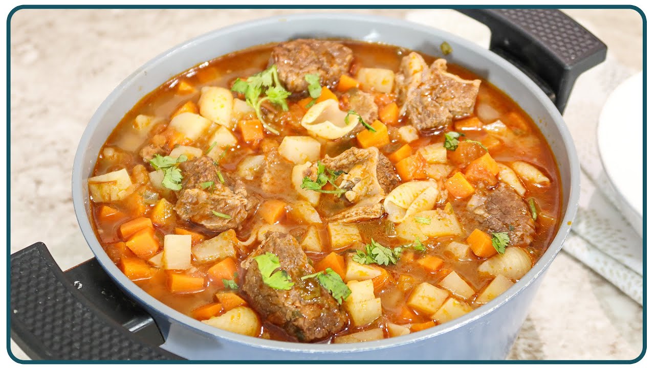 SOPA DE CARNE COM OSSO SUPER FÁCIL | Nandu Andrade
