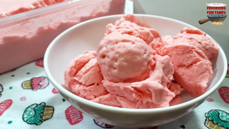 Sorvete Caseiro feito com gelatina | Rende 3 litros!