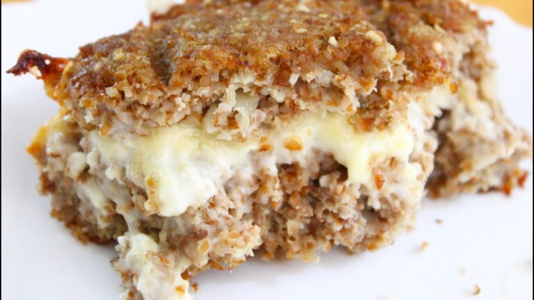 SUPER LEVE E DELICIOSO - FAÇA ESSA RECEITA PARA O SEU JANTAR HOJE - MELHOR QUIBE DE FORNO RECHEADO