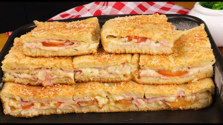 TORTA BAURU - VOCÊ PREPARA EM 15 MINUTOS - LANCHÃO SUPER FÁCIL E DELICIOSO - TORTA DE LIQUIDIFICADOR