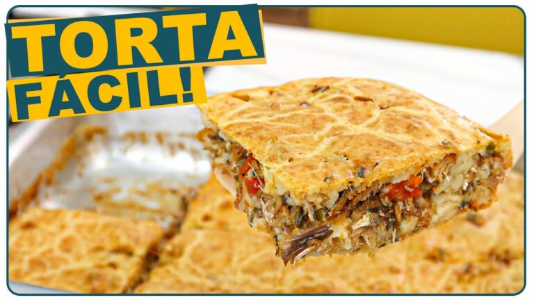 TORTA DE SARDINHA DE LIQUIDIFICADOR SUPER FÁCIL E MOLHADINHA | EMPANADA DE SARDINHA