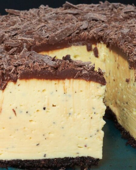 TORTA MOUSSE DE MARACUJÁ COM CHOCOLATE, A CREMOSIDADE VAI TE ENCANTAR - SEM FORNO, FÁCIL E DELICIOSA