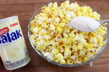 VOCÊ NUNCA COMEU UMA PIPOCA IGUAL A ESSA - PIPOCA DOCE DE GALAK - RECEITA FÁCIL E RÁPIDA