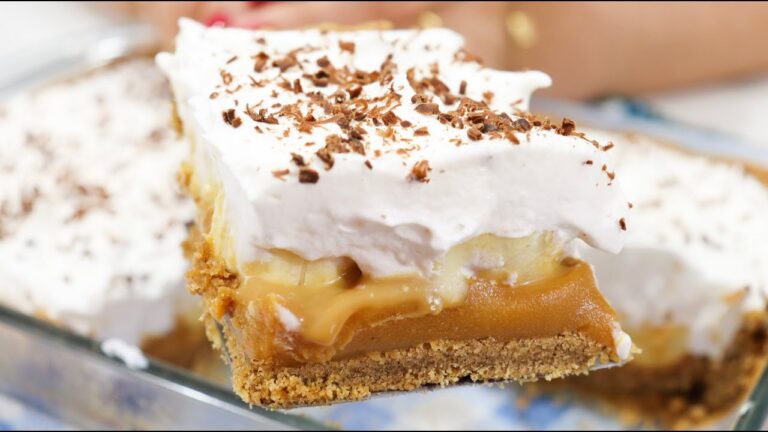 VOCÊ PRECISA FAZER ESSA SOBREMESA COM BANANAS! TORTA BANOFFE MAIS FÁCIL E DELICIOSA