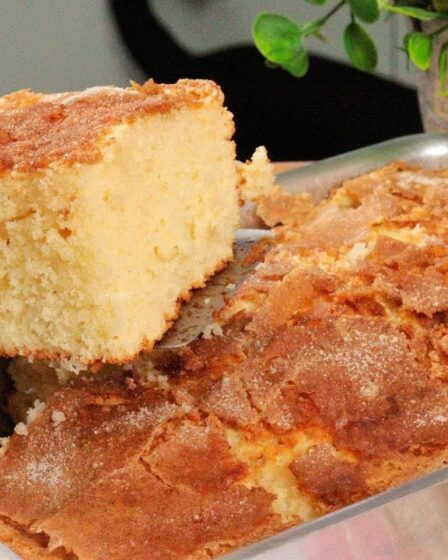 VOCÊ PRECISA PROVAR ESSE BOLO SEM TRIGO! BOLO DE ARROZ FACIL QUE FICA MEGA FOFINHO E DELICIOSO
